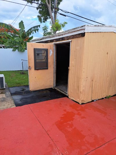 17 x 7 Shed in Miami, Florida near 3156 SW 90th Ave, Miami, FL 33165-3259, United States